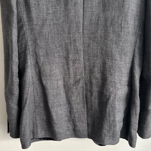 $800 Club Monaco Grey Linen Suit - 40 Pants 33-34 - Picture 11 of 16